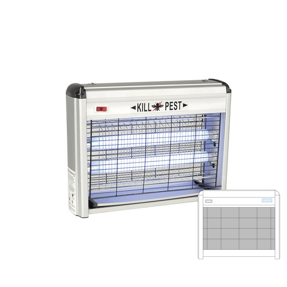 Insect Electrocutor 240V Silver ABS